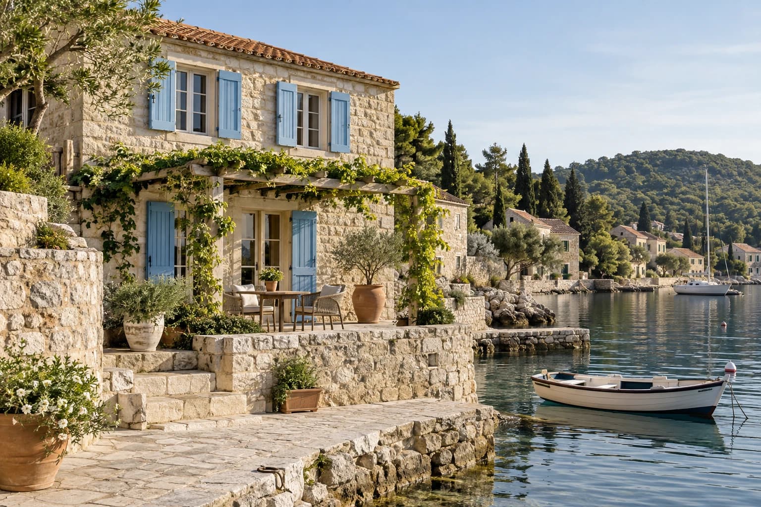 Quayside Cottage, view 1
