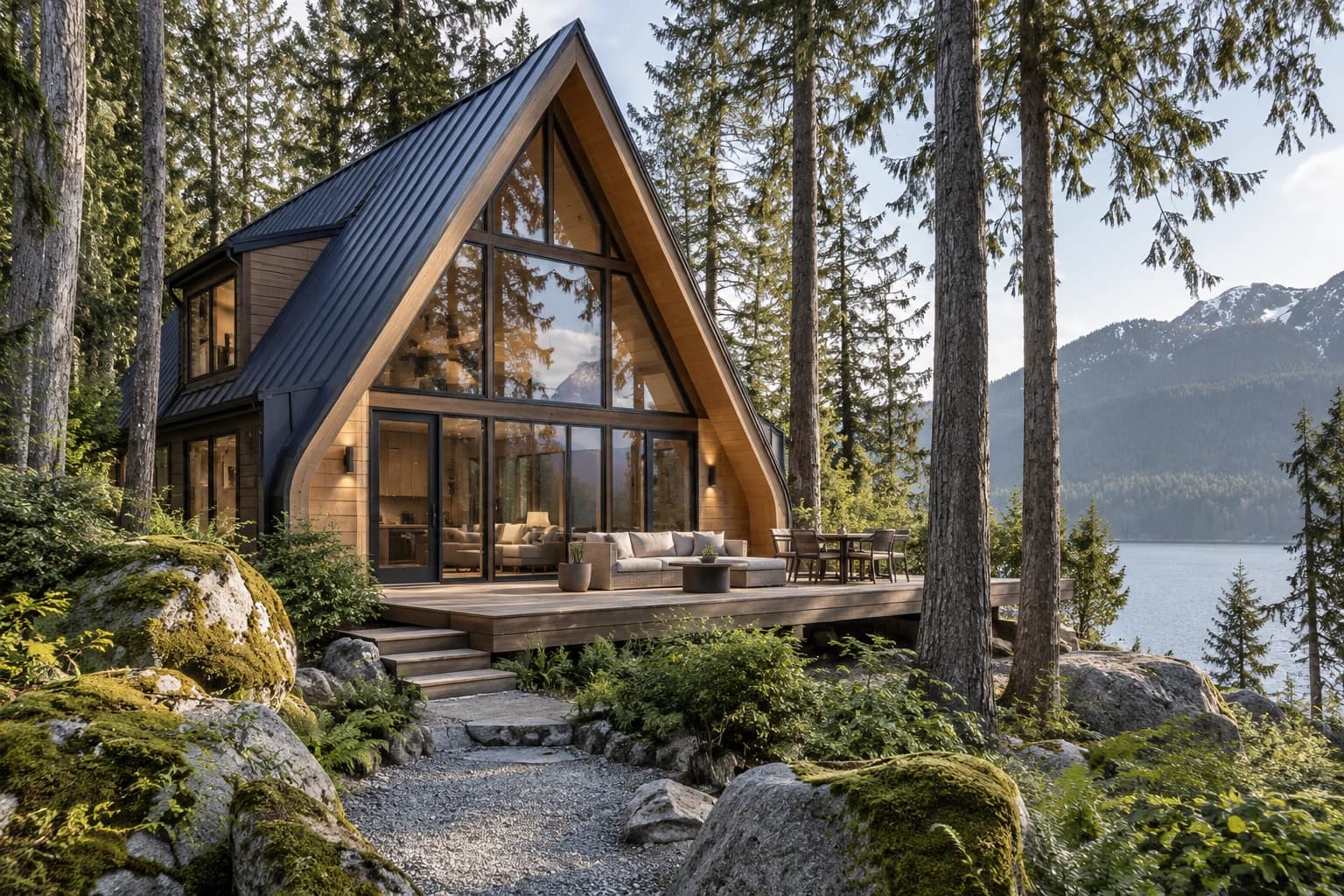 Cedar House, view 1