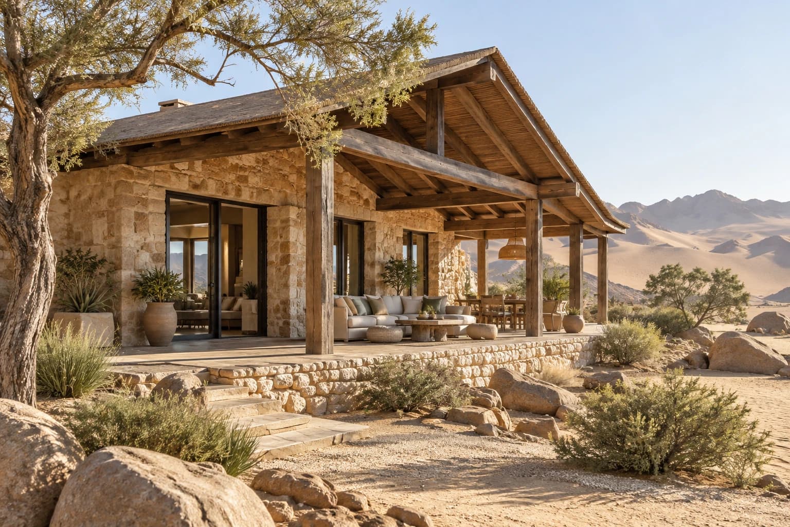 Sandstone Chalet, view 1